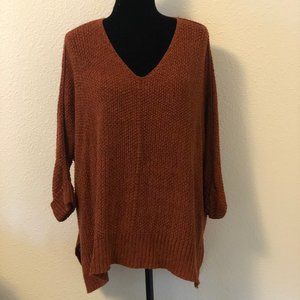 Burnt orange sweater